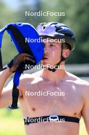 06.08.2024, Lenzerheide, Switzerland (SUI): Valerio Grond (SUI) - Cross-Country summer training, Lenzerheide (SUI). www.nordicfocus.com. © Manzoni/NordicFocus. Every downloaded picture is fee-liable.