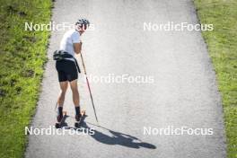 08.08.2024, Lavaze, Italy (ITA): Lucas Boegl (GER) - Cross-Country summer training, Lavaze (ITA). www.nordicfocus.com. © Vanzetta/NordicFocus. Every downloaded picture is fee-liable.