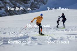 14.10.2024, Ramsau am Dachstein, Austria (AUT): Albert Kuchler (GER) - Cross-Country summer training, Dachsteinglacier, Ramsau am Dachstein (AUT). www.nordicfocus.com. © Manzoni/NordicFocus. Every downloaded picture is fee-liable.