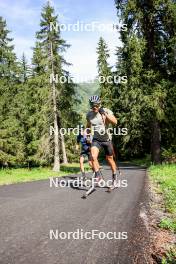 15.08.2024, Ulrichen, Switzerland (SUI): Lucas Boegl (GER) - Cross-Country summer training, Ulrichen (SUI). www.nordicfocus.com. © Manzoni/NordicFocus. Every downloaded picture is fee-liable.