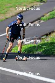 14.08.2024, Ulrichen, Switzerland (SUI): Albert Kuchler (GER) - Cross-Country summer training, Ulrichen (SUI). www.nordicfocus.com. © Manzoni/NordicFocus. Every downloaded picture is fee-liable.