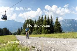 09.07.2024, Lavaze, Italy (ITA): Cyril Faehndrich (SUI) - Cross-Country summer training, Lavaze (ITA). www.nordicfocus.com. © Vanzetta/NordicFocus. Every downloaded picture is fee-liable.