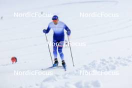 14.10.2024, Ramsau am Dachstein, Austria (AUT): Francesco De Fabiani (ITA) - Cross-Country summer training, Dachsteinglacier, Ramsau am Dachstein (AUT). www.nordicfocus.com. © Manzoni/NordicFocus. Every downloaded picture is fee-liable.