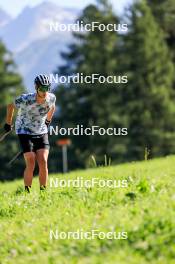 15.08.2024, Ulrichen, Switzerland (SUI): Undefined German Team B athlete competes - Cross-Country summer training, Ulrichen (SUI). www.nordicfocus.com. © Manzoni/NordicFocus. Every downloaded picture is fee-liable.