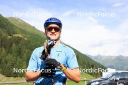 07.08.2024, Lenzerheide, Switzerland (SUI): Ilan Pittier (SUI) - Cross-Country summer training, Lenzerheide (SUI). www.nordicfocus.com. © Manzoni/NordicFocus. Every downloaded picture is fee-liable.