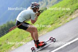 15.08.2024, Ulrichen, Switzerland (SUI): Victoria Carl (GER) - Cross-Country summer training, Ulrichen (SUI). www.nordicfocus.com. © Manzoni/NordicFocus. Every downloaded picture is fee-liable.