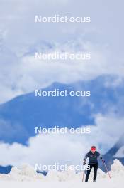 22.06.2024, Les Diablerets, Switzerland (SUI): Alina Meier (SUI) - Cross-Country summer training on the Glacier 3000, Les Diablerets (SUI). www.nordicfocus.com. © Manzoni/NordicFocus. Every downloaded picture is fee-liable.