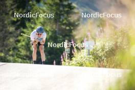 08.08.2024, Lavaze, Italy (ITA): Lucas Boegl (GER) - Cross-Country summer training, Lavaze (ITA). www.nordicfocus.com. © Vanzetta/NordicFocus. Every downloaded picture is fee-liable.