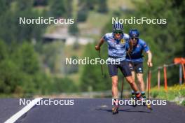 14.08.2024, Ulrichen, Switzerland (SUI): Lucas Boegl (GER) - Cross-Country summer training, Ulrichen (SUI). www.nordicfocus.com. © Manzoni/NordicFocus. Every downloaded picture is fee-liable.