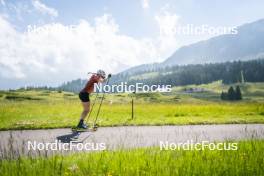 09.07.2024, Lavaze, Italy (ITA): Nadine Faehndrich (SUI) - Cross-Country summer training, Lavaze (ITA). www.nordicfocus.com. © Vanzetta/NordicFocus. Every downloaded picture is fee-liable.