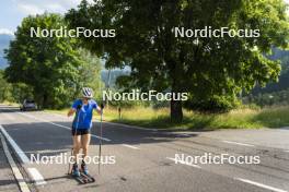 10.07.2024, Lavaze, Italy (ITA): Nadine Faehndrich (SUI) - Cross-Country summer training, Lavaze (ITA). www.nordicfocus.com. © Vanzetta/NordicFocus. Every downloaded picture is fee-liable.