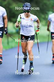 14.08.2024, Ulrichen, Switzerland (SUI): Katharina Hennig (GER) - Cross-Country summer training, Ulrichen (SUI). www.nordicfocus.com. © Manzoni/NordicFocus. Every downloaded picture is fee-liable.