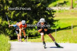 04.06.2024, Lenzerheide, Switzerland (SUI): Janik Riebli (SUI) - Cross-Country training, Lenzerheide (SUI). www.nordicfocus.com. © Manzoni/NordicFocus. Every downloaded picture is fee-liable.