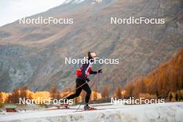 09.11.2024, Bessans, France (FRA): Juliette Ducordeau (FRA) - Cross-Country summer training, Bessans (FRA). www.nordicfocus.com. © Authamayou/NordicFocus. Every downloaded picture is fee-liable.