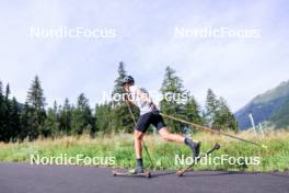 15.08.2024, Ulrichen, Switzerland (SUI): Friedrich Moch (GER) - Cross-Country summer training, Ulrichen (SUI). www.nordicfocus.com. © Manzoni/NordicFocus. Every downloaded picture is fee-liable.