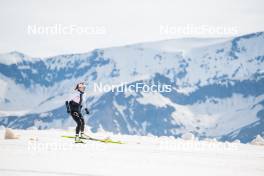 18.06.2024, Tignes, France (FRA): Léna Quintin (FRA) - Cross-Country summer training, Tignes (FRA). www.nordicfocus.com. © Authamayou/NordicFocus. Every downloaded picture is fee-liable.