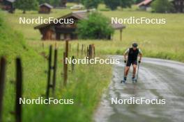 21.06.2024, Les Diablerets, Switzerland (SUI): Valerio Grond (SUI) - Cross-Country summer training, Les Diablerets (SUI). www.nordicfocus.com. © Manzoni/NordicFocus. Every downloaded picture is fee-liable.