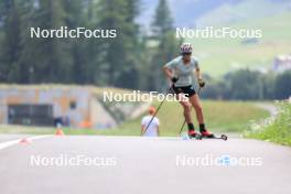 15.08.2024, Ulrichen, Switzerland (SUI): Victoria Carl (GER) - Cross-Country summer training, Ulrichen (SUI). www.nordicfocus.com. © Manzoni/NordicFocus. Every downloaded picture is fee-liable.