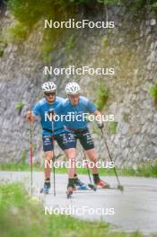 19.06.2024, Tignes, France (FRA): Mathis Desloges (FRA) - Cross-Country summer training, Tignes (FRA). www.nordicfocus.com. © Authamayou/NordicFocus. Every downloaded picture is fee-liable.