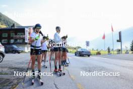 14.08.2024, Ulrichen, Switzerland (SUI): Katharina Hennig (GER) - Cross-Country summer training, Ulrichen (SUI). www.nordicfocus.com. © Manzoni/NordicFocus. Every downloaded picture is fee-liable.