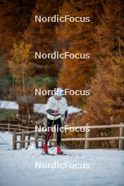 05.11.2024, Bessans, France (FRA): Hugo Lapalus (FRA) - Cross-Country summer training, Bessans (FRA). www.nordicfocus.com. © Authamayou/NordicFocus. Every downloaded picture is fee-liable.