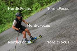 21.06.2024, Les Diablerets, Switzerland (SUI): Valerio Grond (SUI) - Cross-Country summer training, Les Diablerets (SUI). www.nordicfocus.com. © Manzoni/NordicFocus. Every downloaded picture is fee-liable.