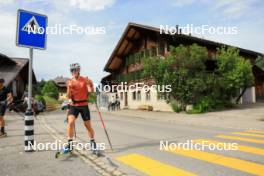 20.06.2024, Les Diablerets, Switzerland (SUI): Antonin Savary (SUI) - Cross-Country summer training, Les Diablerets (SUI). www.nordicfocus.com. © Manzoni/NordicFocus. Every downloaded picture is fee-liable.