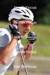 23.07.2024, Premanon, France (FRA): Mathis Desloges (FRA) - Cross-Country summer training, Premanon (FRA). www.nordicfocus.com. © Manzoni/NordicFocus. Every downloaded picture is fee-liable.