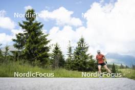 09.07.2024, Lavaze, Italy (ITA): Nadine Faehndrich (SUI) - Cross-Country summer training, Lavaze (ITA). www.nordicfocus.com. © Vanzetta/NordicFocus. Every downloaded picture is fee-liable.