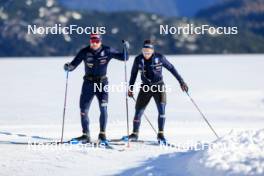 14.10.2024, Ramsau am Dachstein, Austria (AUT): Simone Dapra (ITA) - Cross-Country summer training, Dachsteinglacier, Ramsau am Dachstein (AUT). www.nordicfocus.com. © Manzoni/NordicFocus. Every downloaded picture is fee-liable.