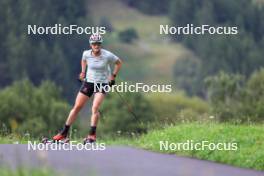 15.08.2024, Ulrichen, Switzerland (SUI): Victoria Carl (GER) - Cross-Country summer training, Ulrichen (SUI). www.nordicfocus.com. © Manzoni/NordicFocus. Every downloaded picture is fee-liable.