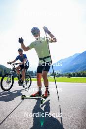 14.08.2024, Ulrichen, Switzerland (SUI): Janosch Brugger (GER) - Cross-Country summer training, Ulrichen (SUI). www.nordicfocus.com. © Manzoni/NordicFocus. Every downloaded picture is fee-liable.