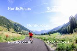 15.08.2024, Ulrichen, Switzerland (SUI): Albert Kuchler (GER) - Cross-Country summer training, Ulrichen (SUI). www.nordicfocus.com. © Manzoni/NordicFocus. Every downloaded picture is fee-liable.