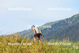 15.08.2024, Ulrichen, Switzerland (SUI): Lucas Boegl (GER) - Cross-Country summer training, Ulrichen (SUI). www.nordicfocus.com. © Manzoni/NordicFocus. Every downloaded picture is fee-liable.