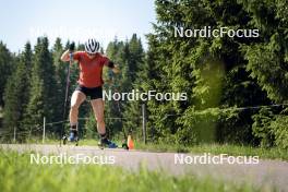 09.07.2024, Lavaze, Italy (ITA): Nadine Faehndrich (SUI) - Cross-Country summer training, Lavaze (ITA). www.nordicfocus.com. © Vanzetta/NordicFocus. Every downloaded picture is fee-liable.