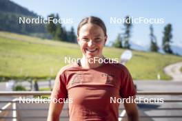 09.07.2024, Lavaze, Italy (ITA): Nadine Faehndrich (SUI) - Cross-Country summer training, Lavaze (ITA). www.nordicfocus.com. © Vanzetta/NordicFocus. Every downloaded picture is fee-liable.