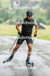 21.06.2024, Les Diablerets, Switzerland (SUI): Valerio Grond (SUI) - Cross-Country summer training, Les Diablerets (SUI). www.nordicfocus.com. © Manzoni/NordicFocus. Every downloaded picture is fee-liable.