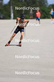 23.07.2024, Premanon, France (FRA): Hugo Lapalus (FRA) - Cross-Country summer training, Premanon (FRA). www.nordicfocus.com. © Manzoni/NordicFocus. Every downloaded picture is fee-liable.