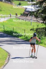 06.08.2024, Lenzerheide, Switzerland (SUI): Giuliana Werro (SUI) - Cross-Country summer training, Lenzerheide (SUI). www.nordicfocus.com. © Manzoni/NordicFocus. Every downloaded picture is fee-liable.