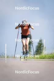 09.07.2024, Lavaze, Italy (ITA): Nadine Faehndrich (SUI) - Cross-Country summer training, Lavaze (ITA). www.nordicfocus.com. © Vanzetta/NordicFocus. Every downloaded picture is fee-liable.