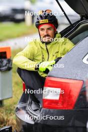 13.09.2024, Schiers, Switzerland (SUI): Jonas Baumann (SUI) - Cross-Country summer training, Lenzerheide (SUI). www.nordicfocus.com. © Manzoni/NordicFocus. Every downloaded picture is fee-liable.