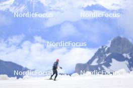 22.06.2024, Les Diablerets, Switzerland (SUI): Janik Riebli (SUI) - Cross-Country summer training on the Glacier 3000, Les Diablerets (SUI). www.nordicfocus.com. © Manzoni/NordicFocus. Every downloaded picture is fee-liable.