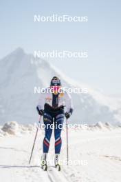 19.06.2024, Tignes, France (FRA): Léna Quintin (FRA) - Cross-Country summer training, Tignes (FRA). www.nordicfocus.com. © Authamayou/NordicFocus. Every downloaded picture is fee-liable.