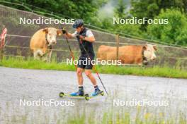 21.06.2024, Les Diablerets, Switzerland (SUI): Valerio Grond (SUI) - Cross-Country summer training, Les Diablerets (SUI). www.nordicfocus.com. © Manzoni/NordicFocus. Every downloaded picture is fee-liable.