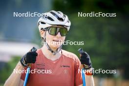 09.07.2024, Lavaze, Italy (ITA): Nadine Faehndrich (SUI) - Cross-Country summer training, Lavaze (ITA). www.nordicfocus.com. © Vanzetta/NordicFocus. Every downloaded picture is fee-liable.