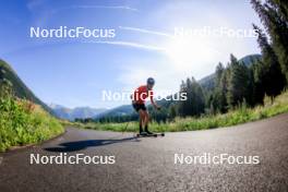 15.08.2024, Ulrichen, Switzerland (SUI): Albert Kuchler (GER) - Cross-Country summer training, Ulrichen (SUI). www.nordicfocus.com. © Manzoni/NordicFocus. Every downloaded picture is fee-liable.