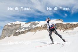 18.06.2024, Tignes, France (FRA): Mélissa Gal (FRA) - Cross-Country summer training, Tignes (FRA). www.nordicfocus.com. © Authamayou/NordicFocus. Every downloaded picture is fee-liable.