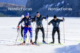 14.10.2024, Ramsau am Dachstein, Austria (AUT): Federico Pellegrino (ITA) - Cross-Country summer training, Dachsteinglacier, Ramsau am Dachstein (AUT). www.nordicfocus.com. © Manzoni/NordicFocus. Every downloaded picture is fee-liable.