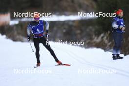 07.11.2024, Davos, Switzerland (SUI): Jonas Baumann (SUI) - Cross-Country training, snowfarming track, Davos (SUI). www.nordicfocus.com. © Manzoni/NordicFocus. Every downloaded picture is fee-liable.