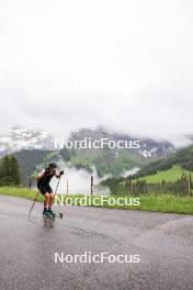 21.06.2024, Les Diablerets, Switzerland (SUI): Valerio Grond (SUI) - Cross-Country summer training, Les Diablerets (SUI). www.nordicfocus.com. © Manzoni/NordicFocus. Every downloaded picture is fee-liable.